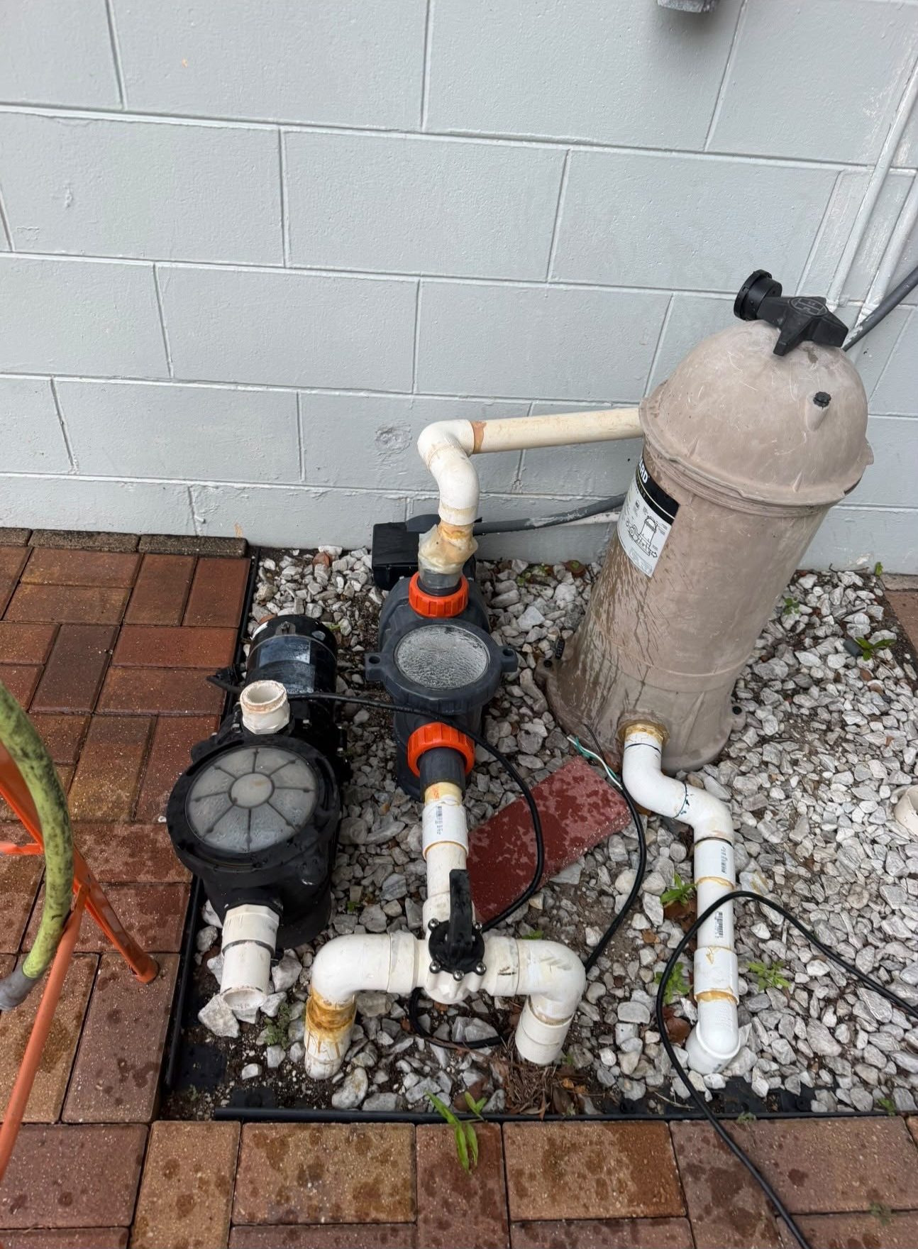 Pool pump and equipment pad
